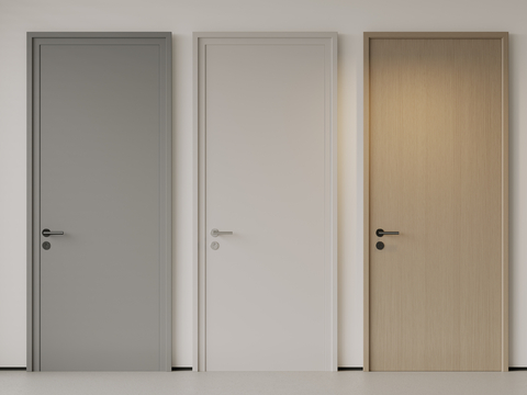 Modern Single Door Bedroom Door Minimalist Door Room Door