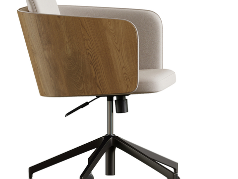 KaveHome modern solid wood office chair