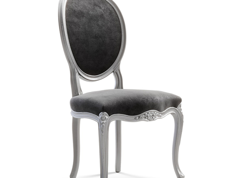 European-style single-chair dining chair