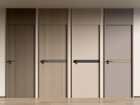 Modern Single Door Bedroom Door