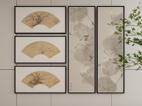 Neo-Chinese Style Decorative Painting Art Painting Hanging Painting