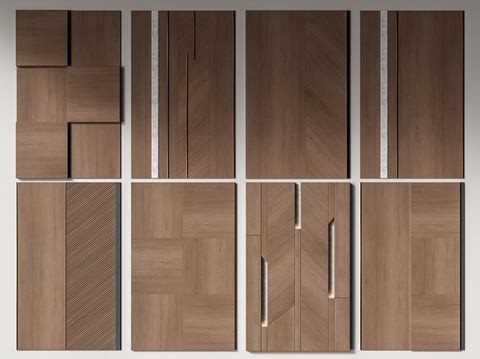 Modern wood veneer molding panel Panel wall trim panel