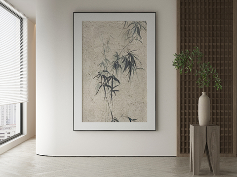 Neo-Chinese Style Decorative Painting Bamboo Painting