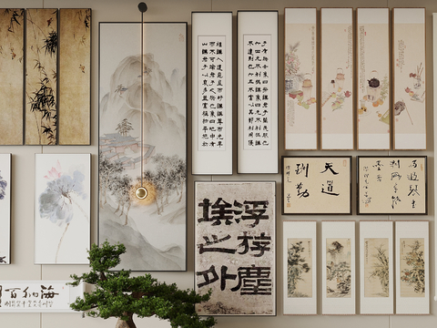 New Chinese Decorative Painting Art Painting Scroll Hanging Painting