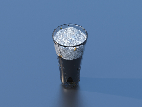 glass cola drink