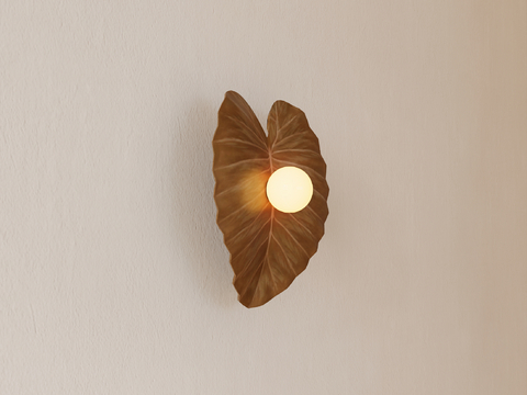 Modern wall lamp leaf wall lamp decorative wall lamp