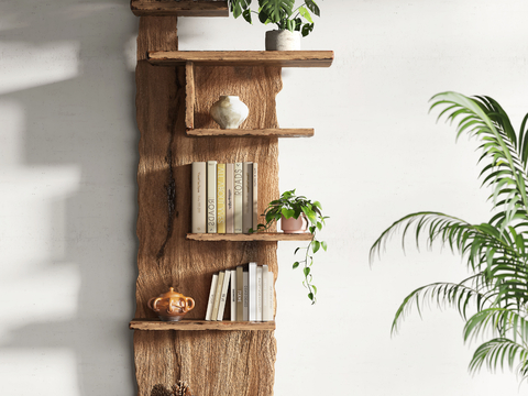 Log Style Decorative Rack Storage Rack