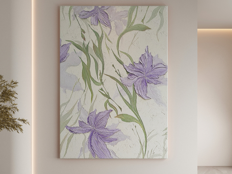 Modern Decorative Painting Flower Painting Oil Painting