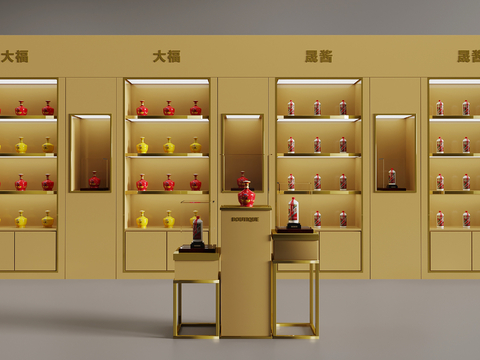 Wine Cabinet Display Cabinet Booth Display Cabinet