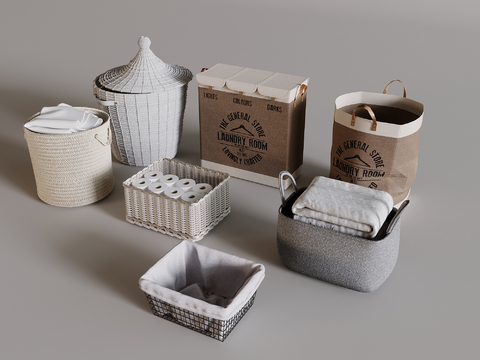 Nordic Storage Basket Rattan Storage Basket