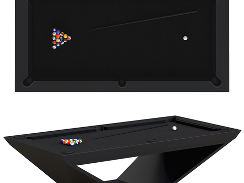 Modern billiard table