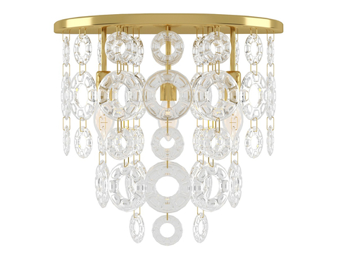 Modern crystal chandelier