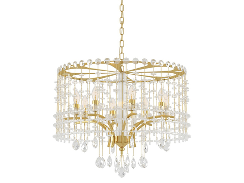 Modern crystal chandelier