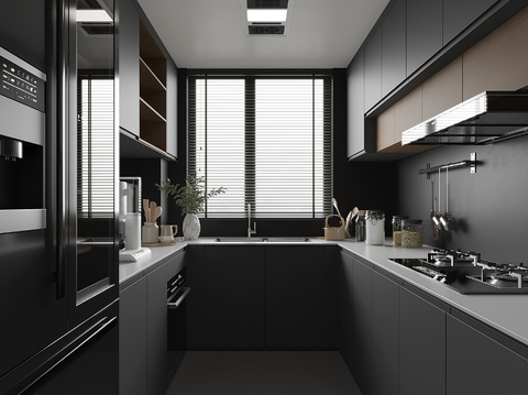 Dark Style Kitchen