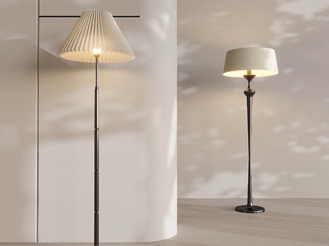 American pleated floor lamp atmosphere lamp