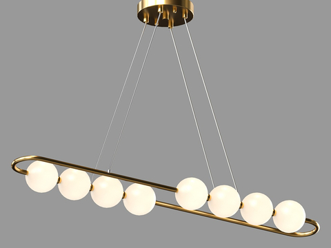 Modern metal chandelier