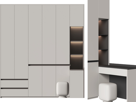 Modern wardrobe dresser