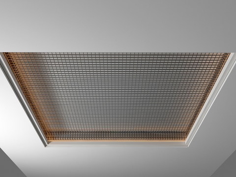 Metal grid ceiling metal mesh