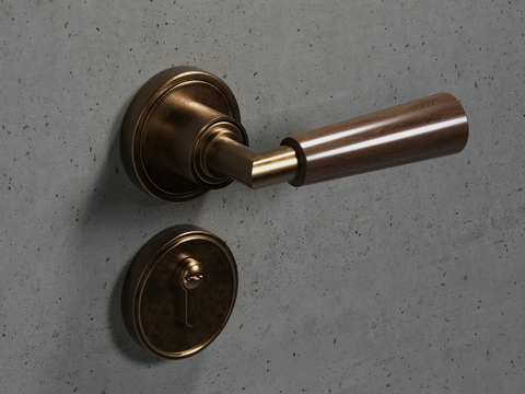 European style door handle cabinet door handle door lock