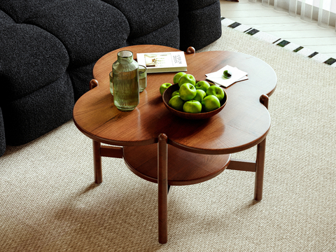 Mid-century Style Coffee Table Petal Coffee Table