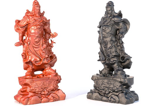 Guan Yu Statue Sculpture Sculpture Ornaments Street View