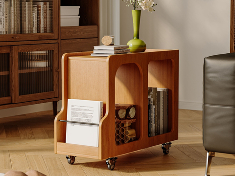 Modern mobile chest of drawers