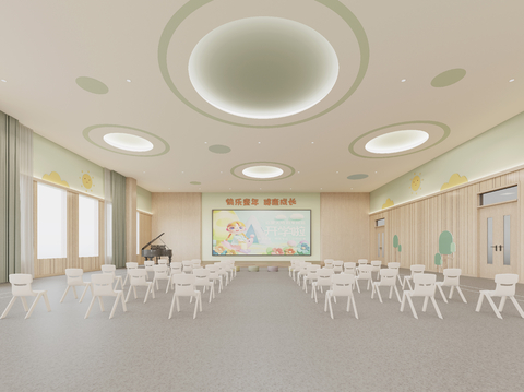 Kindergarten multi-function room