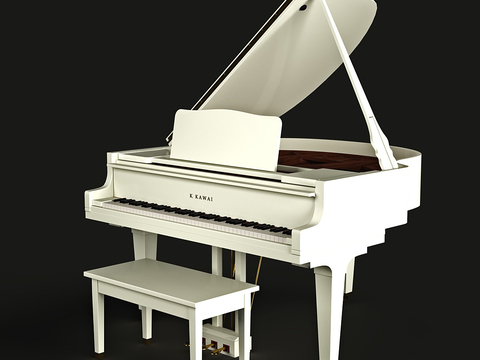 French grand piano