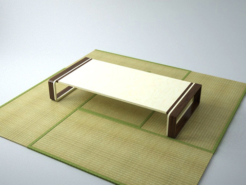 Japanese-style tatami tea table mat