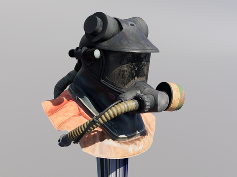 Protective clothing gas mask