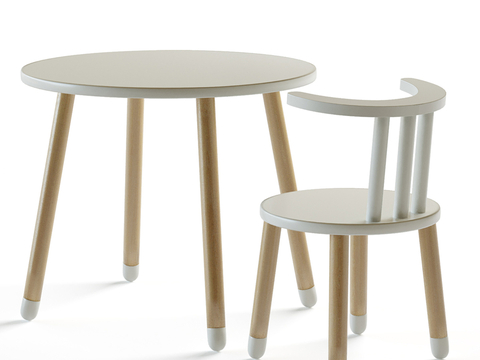 Modern Children's Table and Chair Round Table