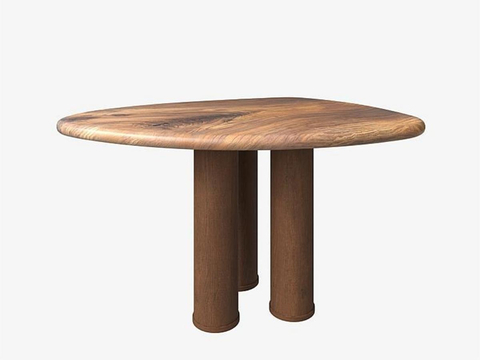 Log Style dining table