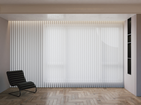 Modern Curtain Vertical Blinds Light Transmission Curtain