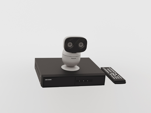 Modern public equipment surveillance camera monitor