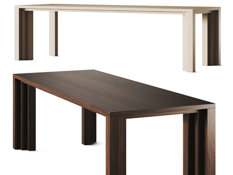 Aad Bos Modern Solid Wood Dining Table Long Dining Table