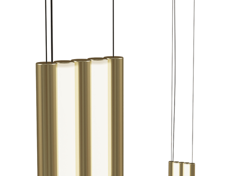 Modern metal chandelier