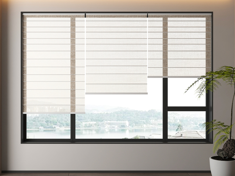 Modern Shangri-La Blinds Venetian Curtain Dream Curtain Roman Curtain