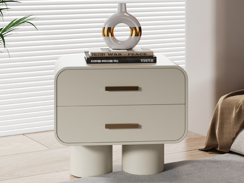 Cream Style bedside table