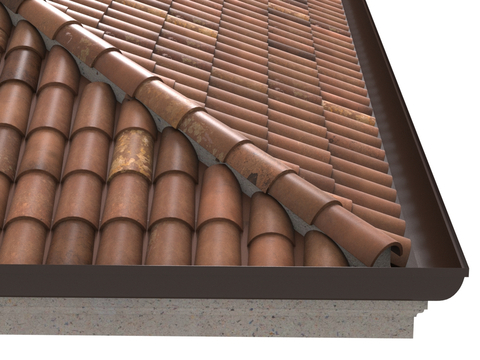 Chinese Eaves Cornice Tile Roof Glazed Tile