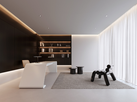 Modern Minimalist Study