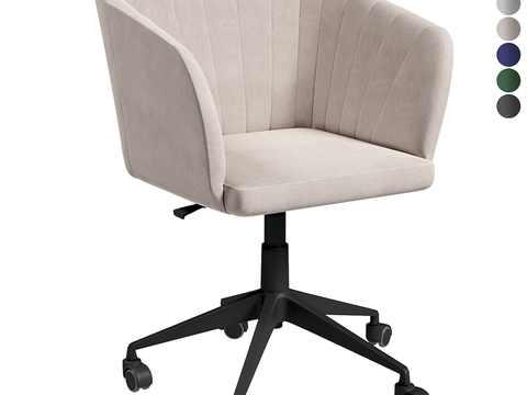 Woodville modern fabric office chair