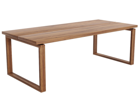 Solid wood dining table