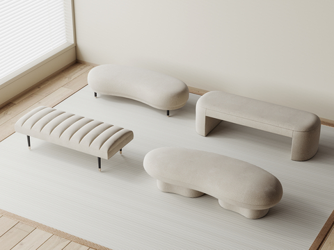 Modern sofa stool