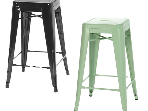 Industrial style iron stool metal stool