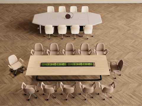 Modern long conference table