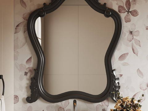 French Bathroom Mirror Decorative Mirror Cosmetic Mirror Mirror