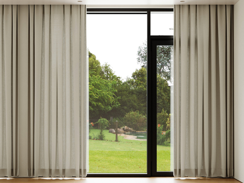 Modern Curtain Blackout Curtain khaki Curtain