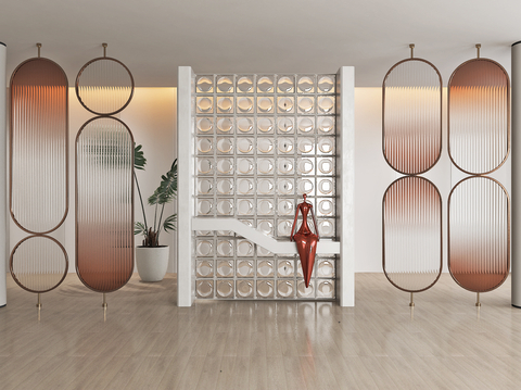 Affordable Luxury Style Glass Partition Glass Tile Partition