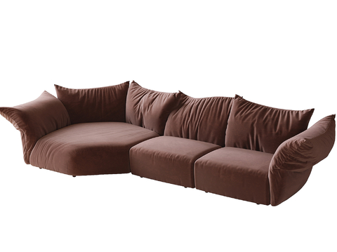 Modern petal sofa multiplayer sofa