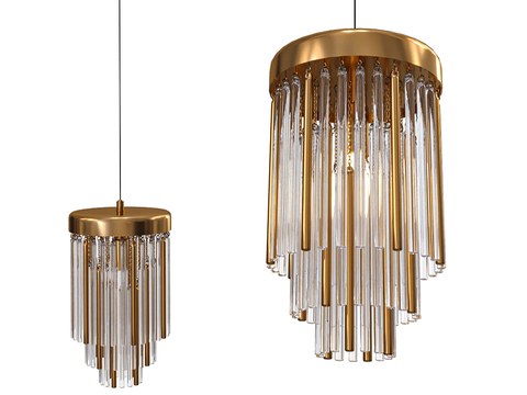 Stilfort modern glass chandelier